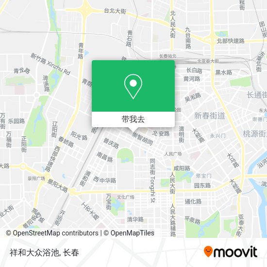 祥和大众浴池地图