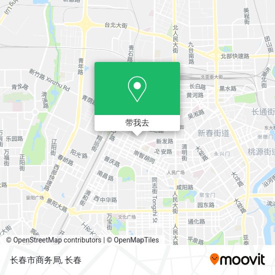 长春市商务局地图