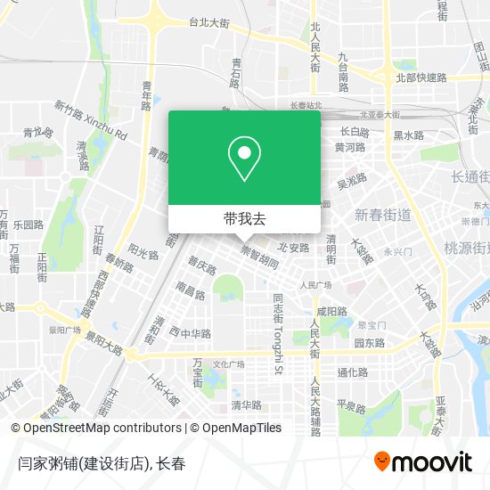 闫家粥铺(建设街店)地图