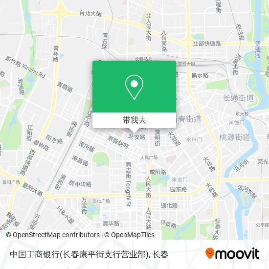 中国工商银行(长春康平街支行营业部)地图