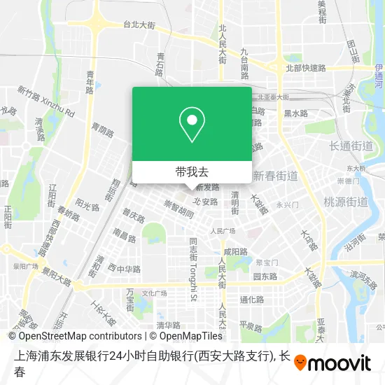 上海浦东发展银行24小时自助银行(西安大路支行)地图