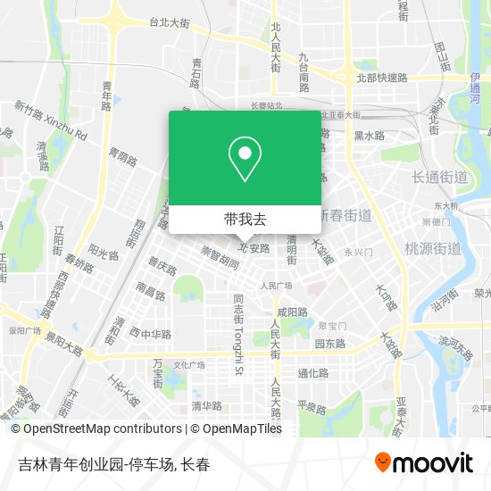 吉林青年创业园-停车场地图