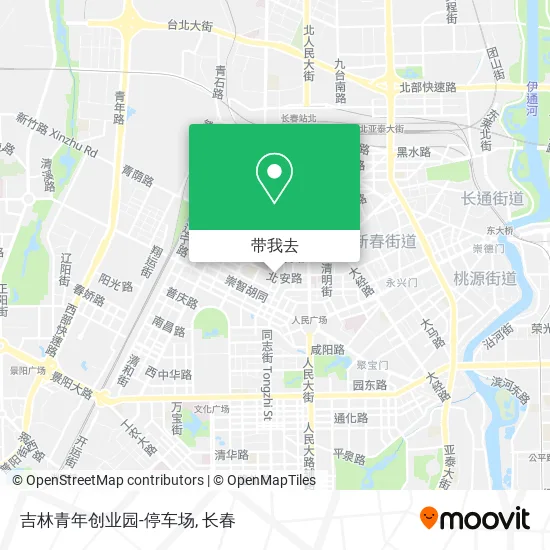 吉林青年创业园-停车场地图