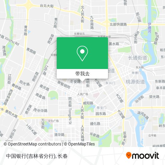 中国银行(吉林省分行)地图