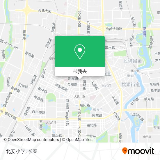 北安小学地图