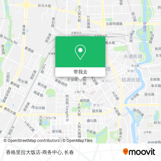 香格里拉大饭店-商务中心地图