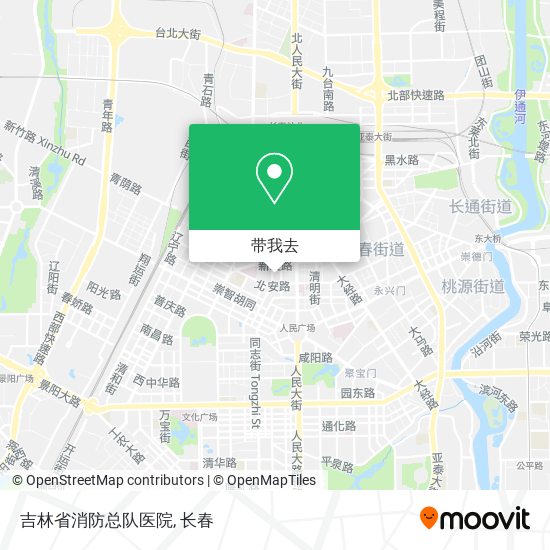 吉林省消防总队医院地图