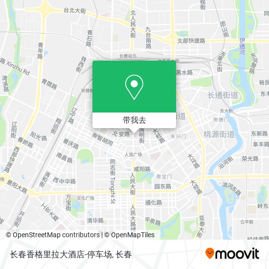 长春香格里拉大酒店-停车场地图
