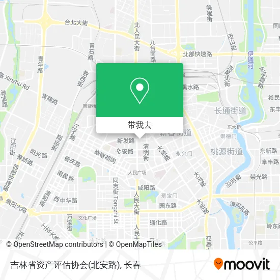 吉林省资产评估协会(北安路)地图