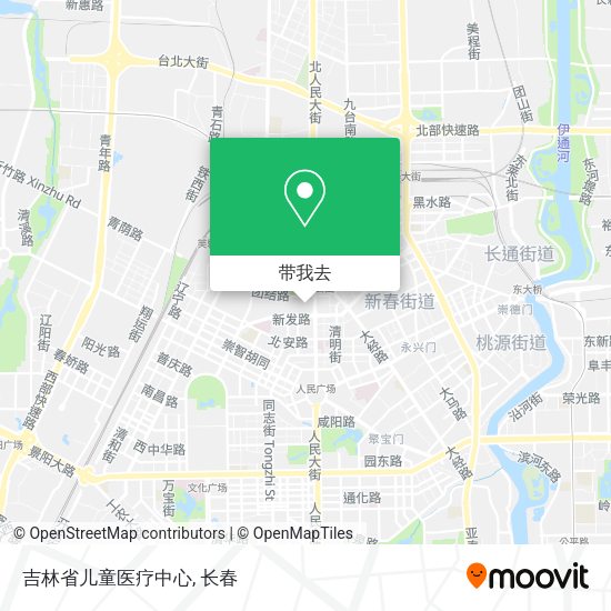 吉林省儿童医疗中心地图