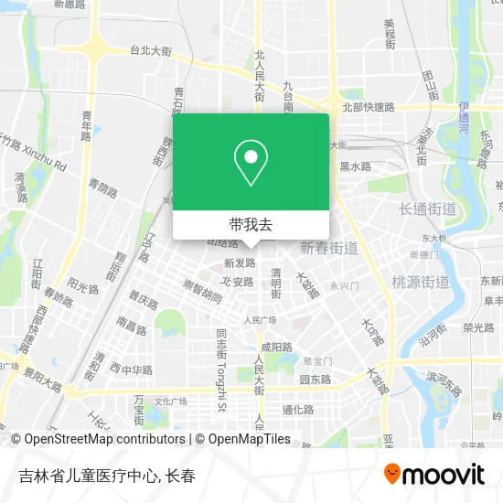 吉林省儿童医疗中心地图