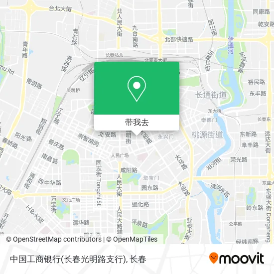 中国工商银行(长春光明路支行)地图
