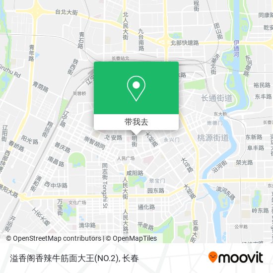 溢香阁香辣牛筋面大王(NO.2)地图