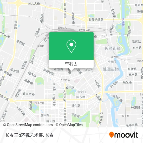 长春三d环视艺术展地图