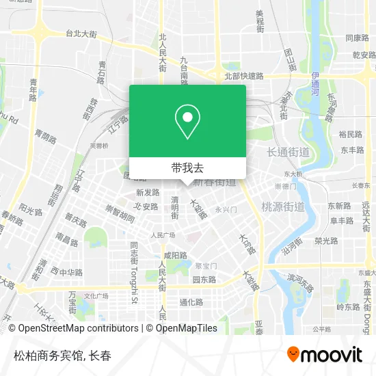 松柏商务宾馆地图