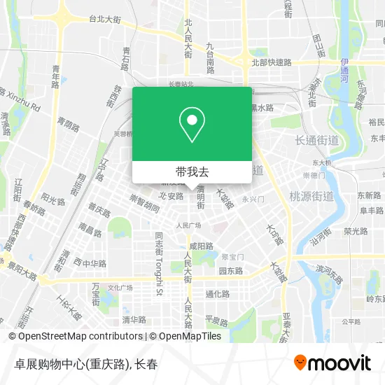 卓展购物中心(重庆路)地图