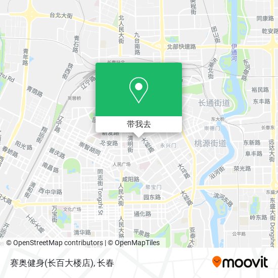 赛奥健身(长百大楼店)地图