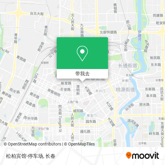 松柏宾馆-停车场地图
