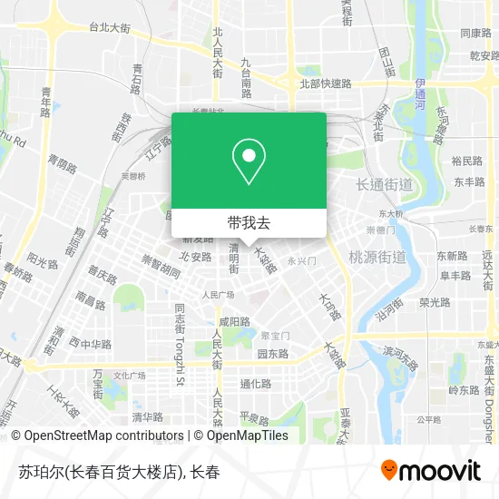 苏珀尔(长春百货大楼店)地图