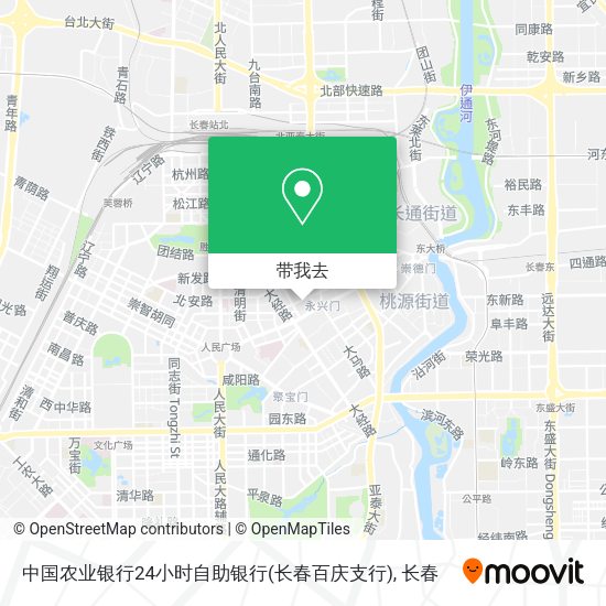 中国农业银行24小时自助银行(长春百庆支行)地图
