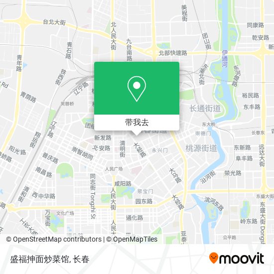 盛福抻面炒菜馆地图