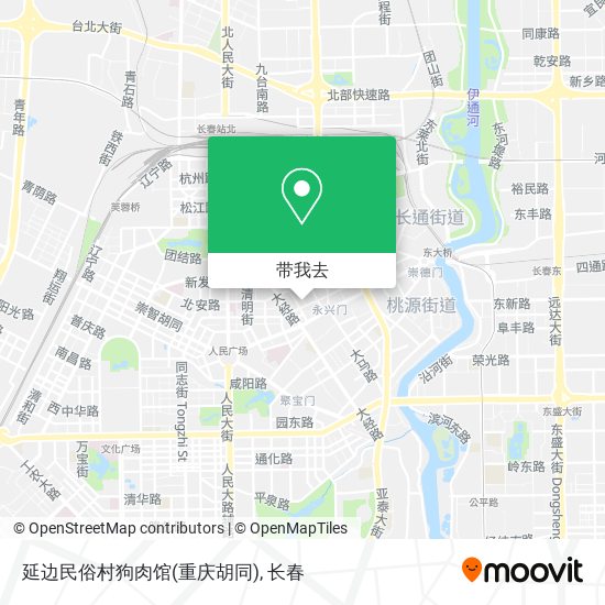 延边民俗村狗肉馆(重庆胡同)地图