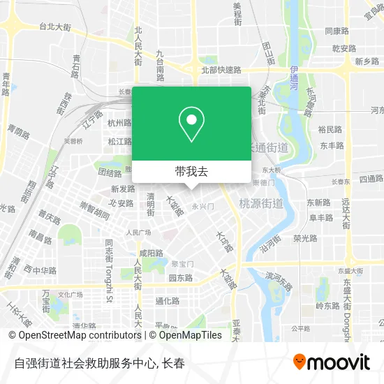 自强街道社会救助服务中心地图