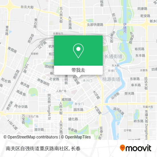 南关区自强街道重庆路南社区地图