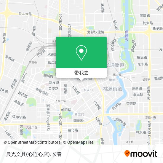 晨光文具(心连心店)地图
