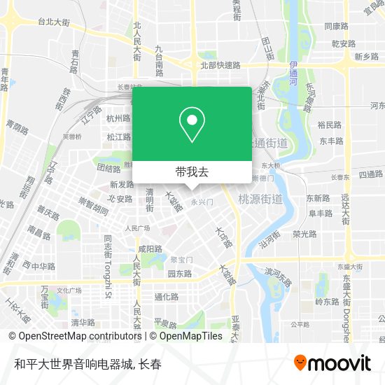 和平大世界音响电器城地图