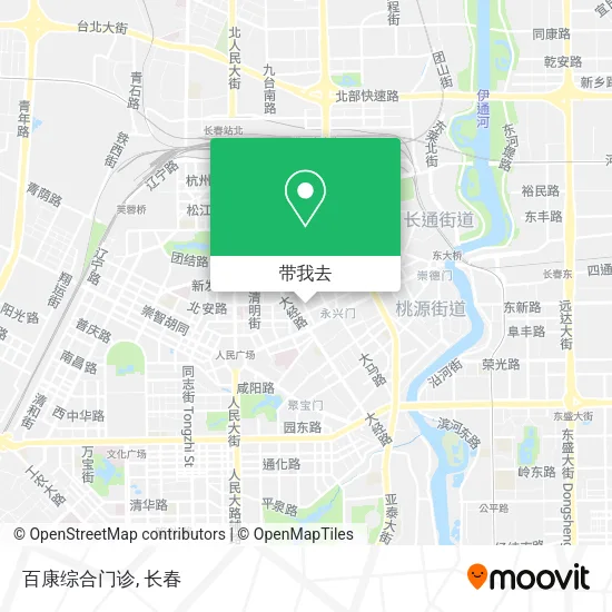 百康综合门诊地图