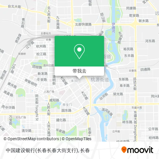 中国建设银行(长春长春大街支行)地图