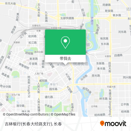 吉林银行(长春大经路支行)地图