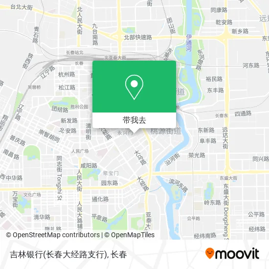 吉林银行(长春大经路支行)地图