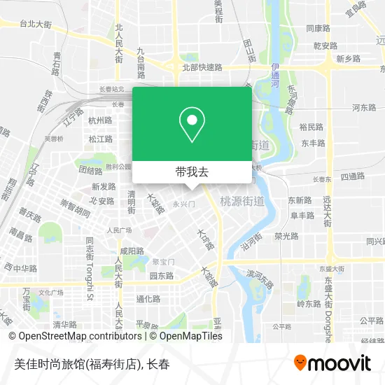 美佳时尚旅馆(福寿街店)地图