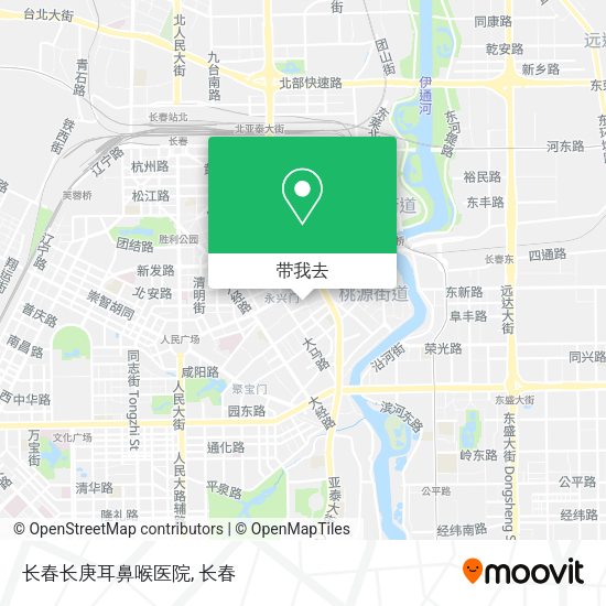 长春长庚耳鼻喉医院地图