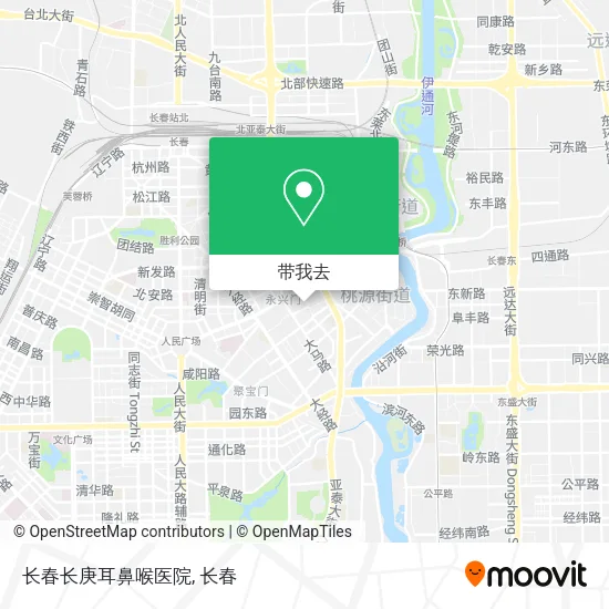 长春长庚耳鼻喉医院地图