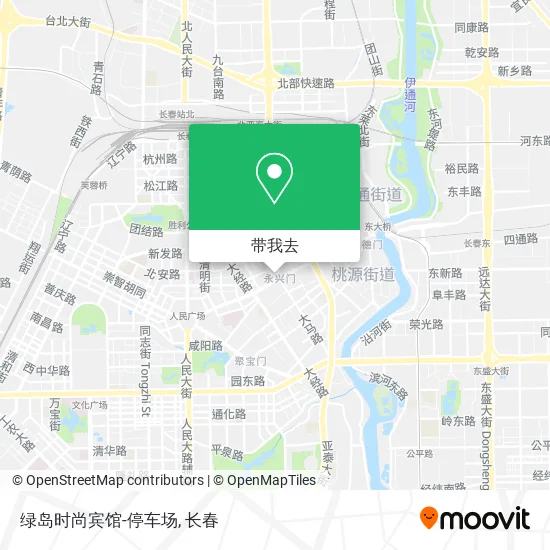 绿岛时尚宾馆-停车场地图