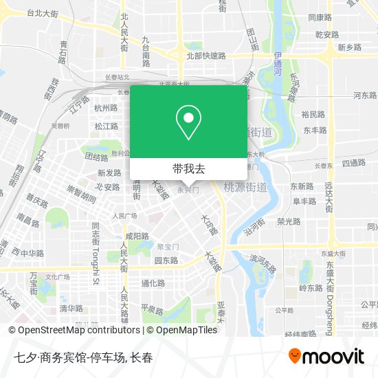 七夕·商务宾馆-停车场地图