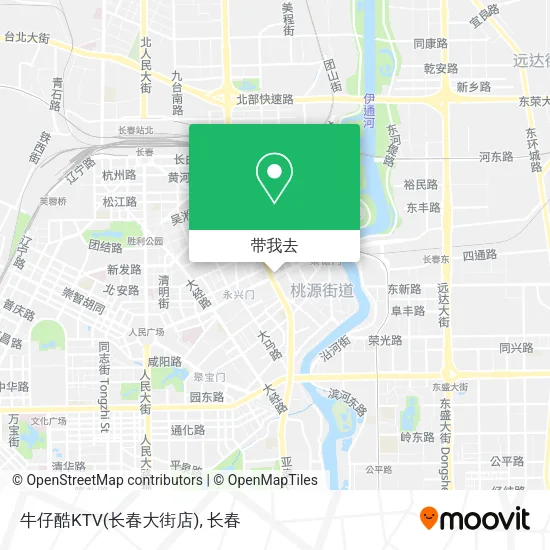 牛仔酷KTV(长春大街店)地图