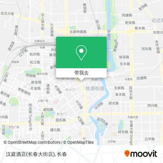 汉庭酒店(长春大街店)地图