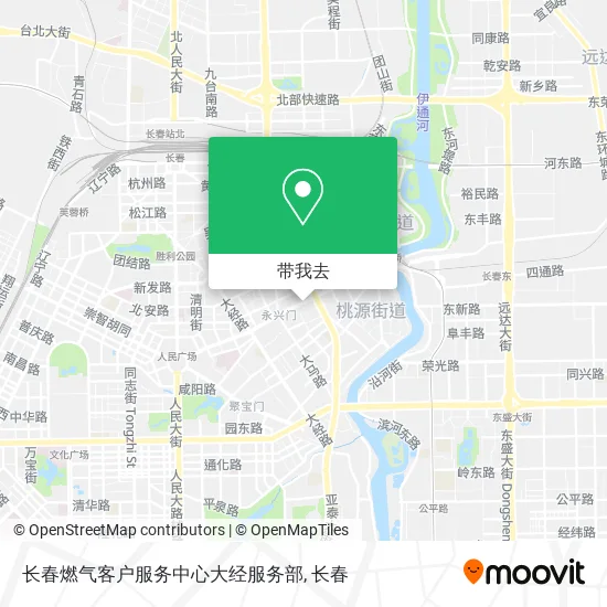长春燃气客户服务中心大经服务部地图