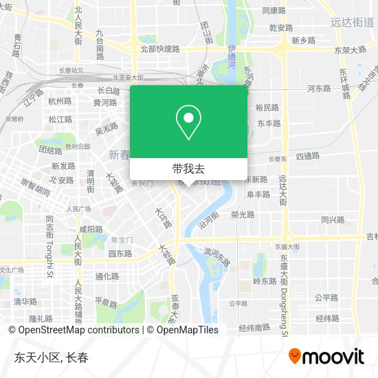东天小区地图