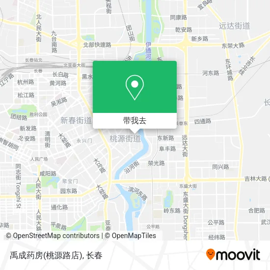 禹成药房(桃源路店)地图
