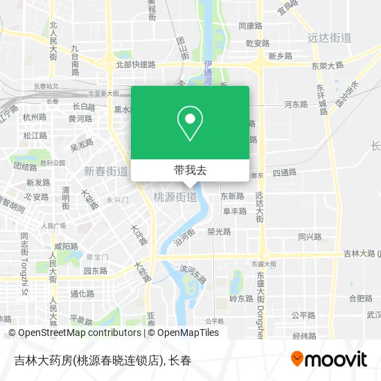 吉林大药房(桃源春晓连锁店)地图