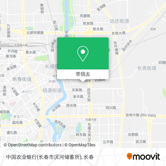 中国农业银行(长春市滨河储蓄所)地图