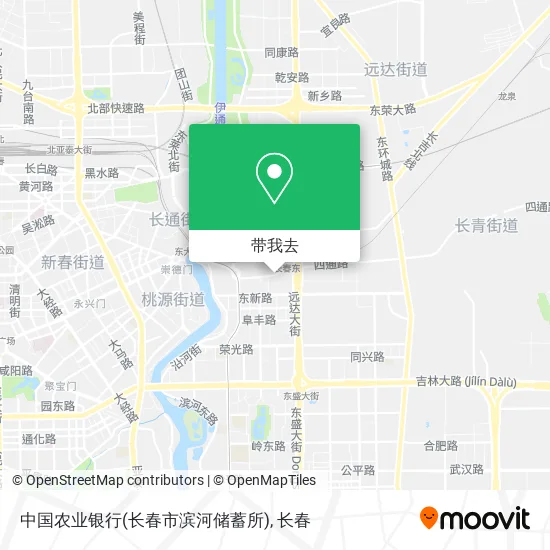 中国农业银行(长春市滨河储蓄所)地图