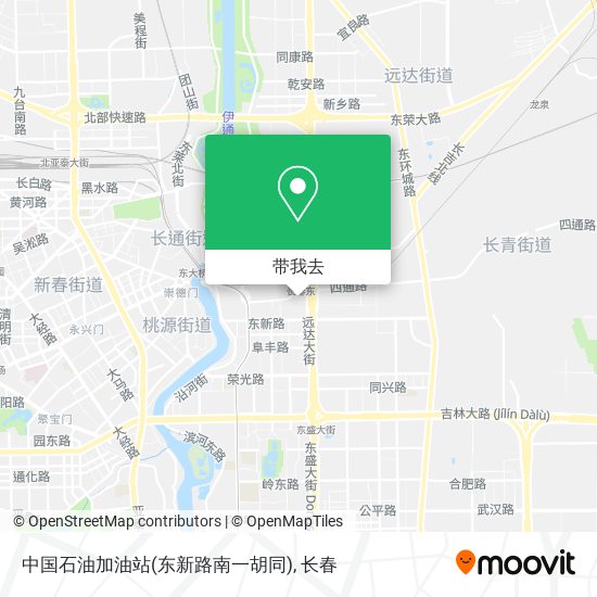 中国石油加油站(东新路南一胡同)地图