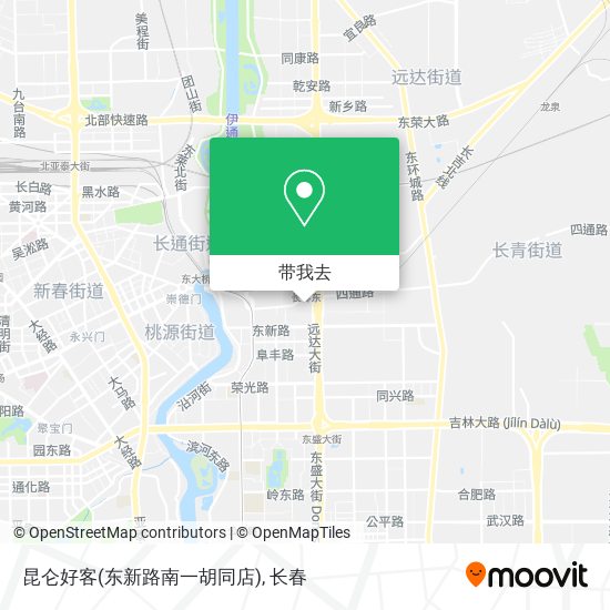 昆仑好客(东新路南一胡同店)地图