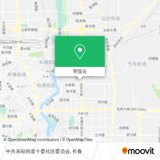 中共东站街道十委社区委员会地图